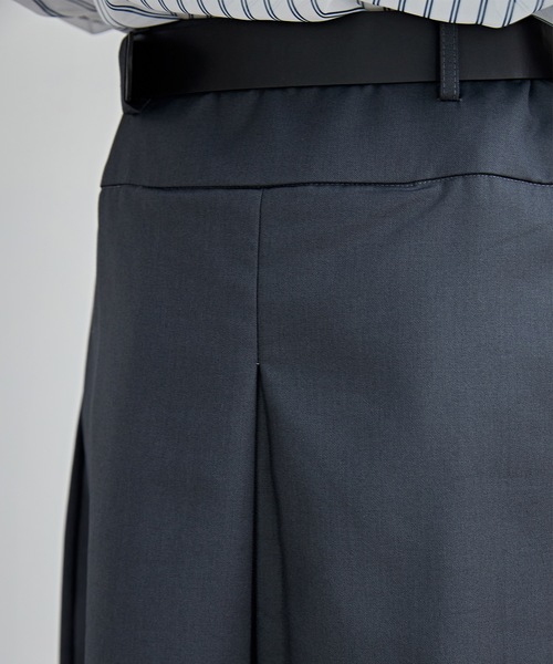 Lace Ladies（レースレディース）の「ソリッドカラー ハイウエスト Aライン プリーツ スカート（スカート・レディース・グレー/ブラック・S/M/L/XL）」の13枚目の写真