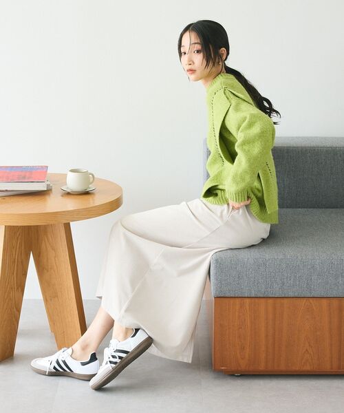 CRAFT STANDARD BOUTIQUE（クラフトスタンダードブティック）の「カットコーデュロイタイトスカート（スカート・レディース・グレイッシュベージュ/ブラック/チャコールグレー/オレンジ/モカ・L/M）」の19枚目の写真