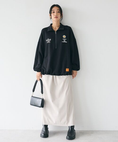 CRAFT STANDARD BOUTIQUE（クラフトスタンダードブティック）の「カットコーデュロイタイトスカート（スカート・レディース・グレイッシュベージュ/ブラック/チャコールグレー/オレンジ/モカ・L/M）」の21枚目の写真