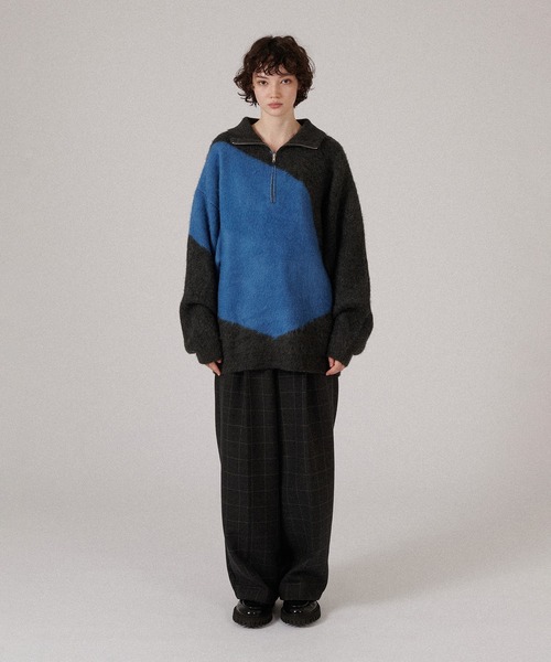 ninnicoさま専用クヌースマーフhalf zip bicolor knit ninnicoさま専用クヌースマーフhalf zip bicolor knit