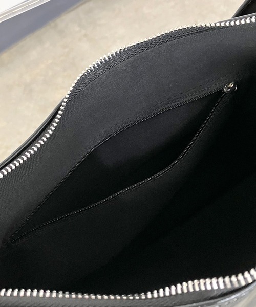 non-hedge（ノンヘッジ）の「フラップポケットショルダーバッグ（ショルダーバッグ・レディース・ブラック/シルバー/レッド・FREE）」の17枚目の写真