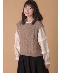 Samansa Mos2 | 【ゆべし×Samansa Mos2】前後2WAYベスト(ベスト)