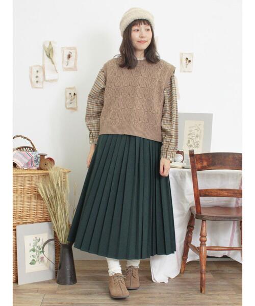 ゆべし × Samansa Mos2 前後2WAYベスト 新品 Samansa Mos2（サマンサ モスモス）の「【ゆべし×Samansa Mos2