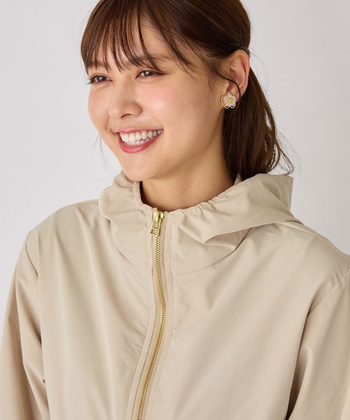 alotta(アロッタ)の「ティアードデザインブルゾンコート(ブルゾン・レディース・ブラック/ライトベージュ・LL/L/M/3L)」の8枚目の写真