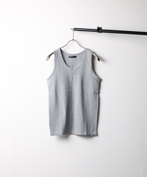 ARCHIVER(アーカイバ)の「【Bl】【Bling Leads】スパンフライスタンクトップ(タンクトップ・レディース・ネイビー/ホワイト/ブラック/杢グレー・LARGE/MEDIUM)」の4枚目の写真