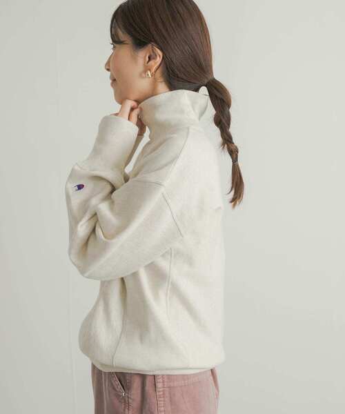 Champion×DOORS　HIGHNECK　SWEAT　グレー　チャンピョン Champion（チャンピオン）の「『別注』Champion×DOORS HIGHNECK