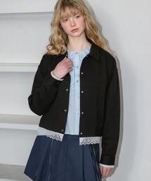 idem | romantic lace jacket / レースドッキングカーディガン(カーディガン/ボレロ)