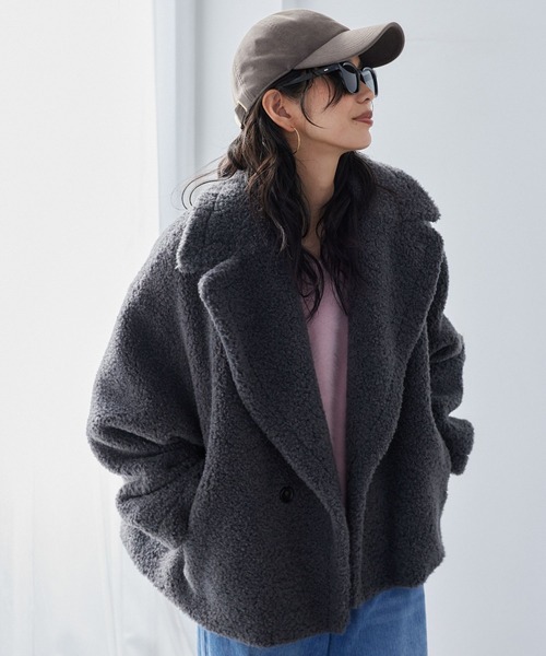 バンヤードストーム　プードルボアコート セール】BARNYARDSTORM / プードルボアコート 【YouTube「i.style