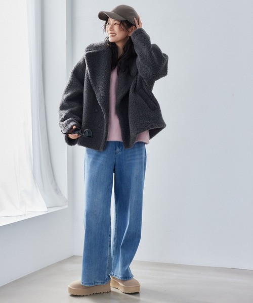 セール】BARNYARDSTORM / プードルボアコート 【YouTube「i.style