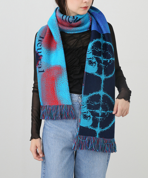 Montmartre New York/モンマルトルニューヨーク】 Neutral Lips Scarf S-74