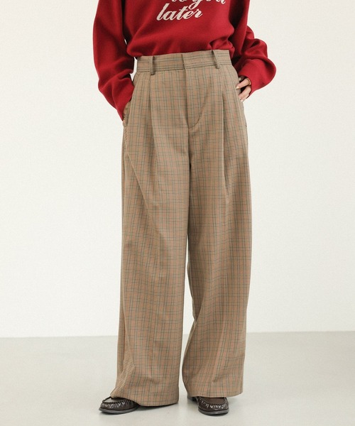 LEPSIM(レプシィム)の「TRアソートワイドパンツ 147605(その他パンツ・レディース・ブラウン/グレー・LARGE/MEDIUM)」の10枚目の写真