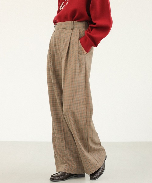 LEPSIM(レプシィム)の「TRアソートワイドパンツ 147605(その他パンツ・レディース・ブラウン/グレー・LARGE/MEDIUM)」の12枚目の写真