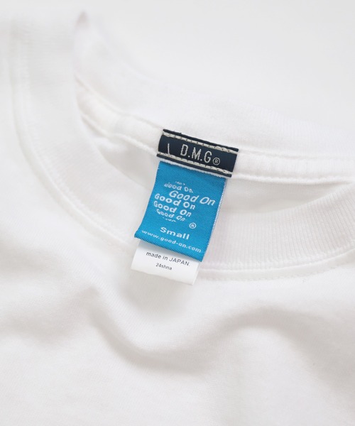 D.M.G.（ドミンゴ）の「[D.M.G / ディーエムジー] US天竺 SSプリントTee 【DMG】（Tシャツ/カットソー・レディース・ブラック/イエロー/ホワイト・M/S）」の7枚目の写真