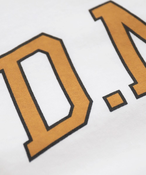 D.M.G.（ドミンゴ）の「[D.M.G / ディーエムジー] US天竺 SSプリントTee 【DMG】（Tシャツ/カットソー・レディース・ブラック/イエロー/ホワイト・M/S）」の19枚目の写真