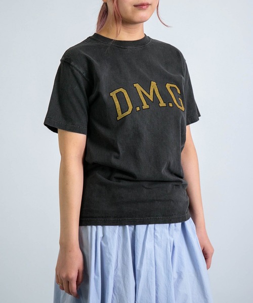 D.M.G.（ドミンゴ）の「[D.M.G / ディーエムジー] US天竺 SSプリントTee 【DMG】（Tシャツ/カットソー・レディース・ブラック/イエロー/ホワイト・M/S）」の21枚目の写真