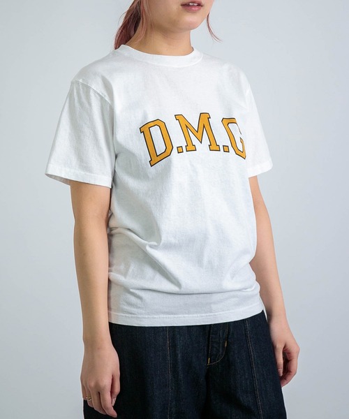 D.M.G.（ドミンゴ）の「[D.M.G / ディーエムジー] US天竺 SSプリントTee 【DMG】（Tシャツ/カットソー・レディース・ブラック/イエロー/ホワイト・M/S）」の15枚目の写真