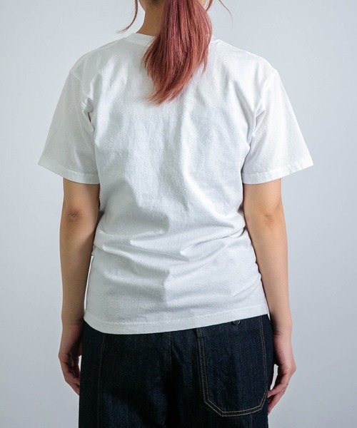 D.M.G.（ドミンゴ）の「[D.M.G / ディーエムジー] US天竺 SSプリントTee 【DMG】（Tシャツ/カットソー・レディース・ブラック/イエロー/ホワイト・M/S）」の4枚目の写真