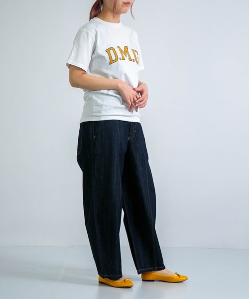 D.M.G.（ドミンゴ）の「[D.M.G / ディーエムジー] US天竺 SSプリントTee 【DMG】（Tシャツ/カットソー・レディース・ブラック/イエロー/ホワイト・M/S）」の17枚目の写真