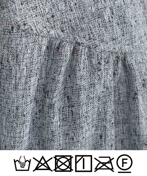 Lo-Fi(ローファイ)の「【WEB限定】【HANDWASHABLE】ノーカラーツイードジャケット(ノーカラージャケット・レディース・ホワイト系その他/ブラック系その他・M)」の22枚目の写真
