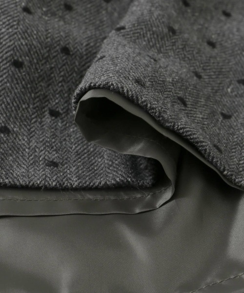 URBAN RESEARCH DOORS（アーバンリサーチドアーズ）の「フロッキードットナロースカート（スカート・レディース・チャコールグレー・SMALL/MEDIUM）」の22枚目の写真