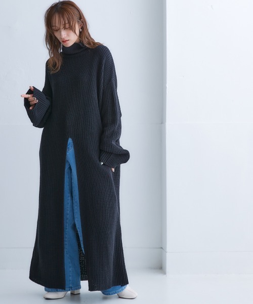 Soiunique（スワユニーク）の「あったか裏シャギー超ワイドパンツ［Soiunique］（その他パンツ・レディース・ブルー/ワンウォッシュ・LL/M/L）」の7枚目の写真