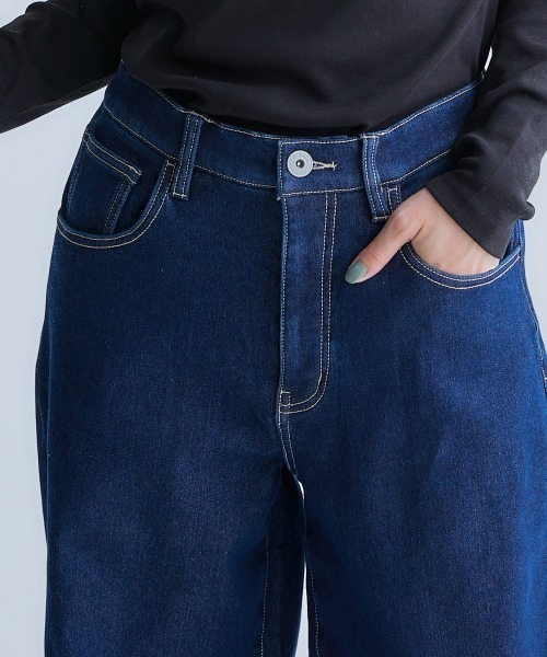 Soiunique（スワユニーク）の「あったか裏シャギー超ワイドパンツ［Soiunique］（その他パンツ・レディース・ブルー/ワンウォッシュ・LL/M/L）」の12枚目の写真