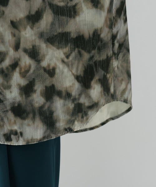 HARE（ハレ）の「オウルガラクラッシュベロアシャツ(HARE)（シャツ/ブラウス・メンズ・ブラック/ブラウン・FREE）」の15枚目の写真