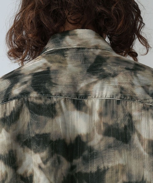 HARE（ハレ）の「オウルガラクラッシュベロアシャツ(HARE)（シャツ/ブラウス・メンズ・ブラック/ブラウン・FREE）」の17枚目の写真