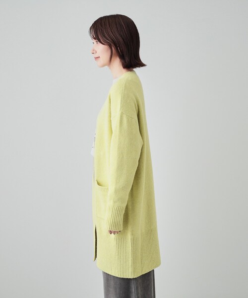 セール】【S-LL】Iラインですっきり見え ふわふわトッパーカーディガン