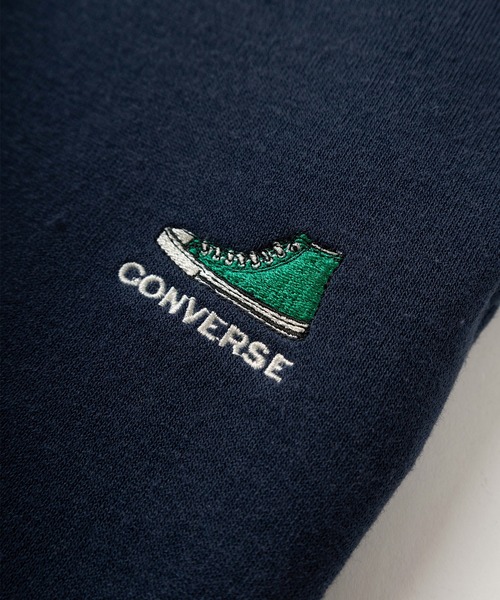 CONVERSE(コンバース)の「【CONVERSE/コンバース】ワンポイントスニーカーロゴ刺繍 裏起毛スウェットパンツ/リラックスパンツ/ルームウェア(スウェットパンツ・メンズ・ブラック/オートミール/ライトパープル/ネイビー/オフホワイト/グレイッシュブルー/アッシュグレー/グレー・L/M)」の11枚目の写真