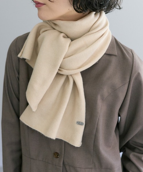 セール】ソフトストレッチ無地ストール/マフラー（マフラー）｜ear