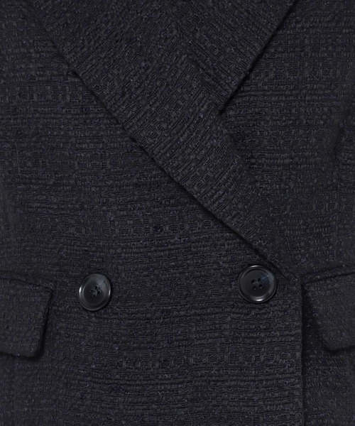 LEPSIM（レプシィム）の「【入卒式／セレモニー】ツイードショートジレ　207939（その他アウター・レディース・ライトベージュ/ネイビー・FREE）」の11枚目の写真