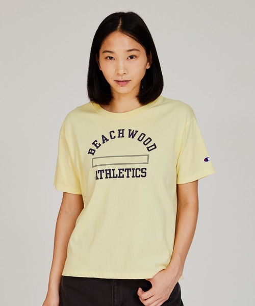 シュプリーム ×チャンピオン/Champion 17AW Stacked C L/S Tee