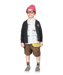 Back-satin Scribble Shorts