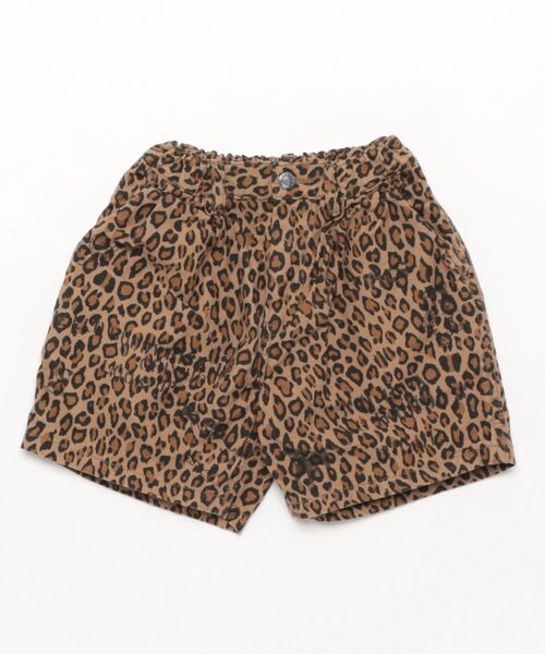 DENIM DUNGAREE（デニムダンガリー）の「Back-satin Scribble Shorts（その他パンツ・キッズ・ベージュ/ライトブラウン・120/110/100）」の4枚目の写真