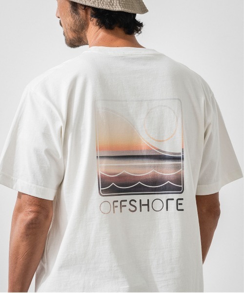OFFSHORE（オフショア）の「【コラボ企画】PHOTO OFFSHORE LOGO TEE/フォト オフショアロゴティ（Tシャツ/カットソー・メンズ・ブラック/オレンジ/ブルー・L/XL/M/S）」の3枚目の写真