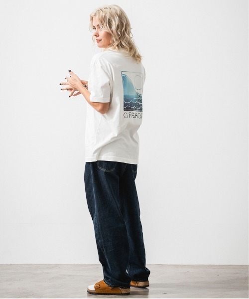 OFFSHORE（オフショア）の「【コラボ企画】PHOTO OFFSHORE LOGO TEE/フォト オフショアロゴティ（Tシャツ/カットソー・メンズ・ブラック/オレンジ/ブルー・L/XL/M/S）」の13枚目の写真