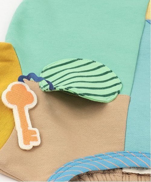 baby cheer(ベイビーチアー)の「おうちトレーナー(スウェット・キッズ・ブルー/グリーン・100cm/110cm/120cm/90cm/80cm)」の7枚目の写真
