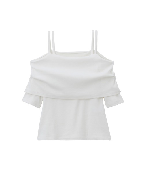 RANAN(ラナン)の「オフショルリブカットソーTシャツ(Tシャツ/カットソー・レディース・ホワイト×ブラック/ブラック/オフホワイト/ミント・LL/L/M)」の18枚目の写真