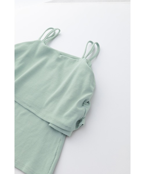 RANAN(ラナン)の「オフショルリブカットソーTシャツ(Tシャツ/カットソー・レディース・ホワイト×ブラック/ブラック/オフホワイト/ミント・LL/L/M)」の22枚目の写真