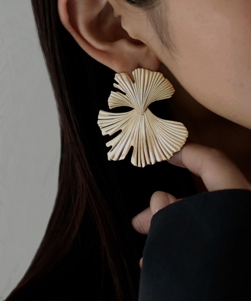 hellam（へラム）の「メタルシェルピアス（ピアス（両耳用）・レディース・シルバー/ゴールド・FREE）」の12枚目の写真