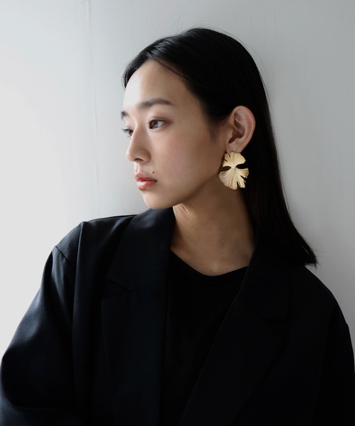 hellam（へラム）の「メタルシェルピアス（ピアス（両耳用）・レディース・シルバー/ゴールド・FREE）」の13枚目の写真