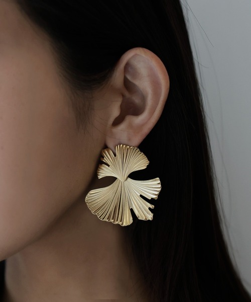 hellam（へラム）の「メタルシェルピアス（ピアス（両耳用）・レディース・シルバー/ゴールド・FREE）」の15枚目の写真