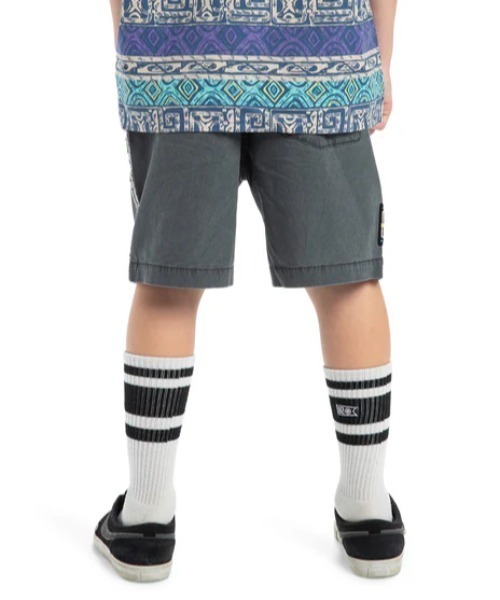 Quiksilver（クイックシルバー）の「TAXER GLOBAL HEAT YO/クイックシルバーキッズウエストゴムショートパンツ（その他パンツ・キッズ・ブラック・140/150/160/130）」の2枚目の写真