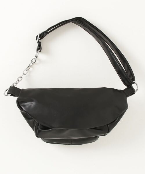 H.P.FRANCE購入 ROUCOUPARISレザー ボディバッグ 黒
