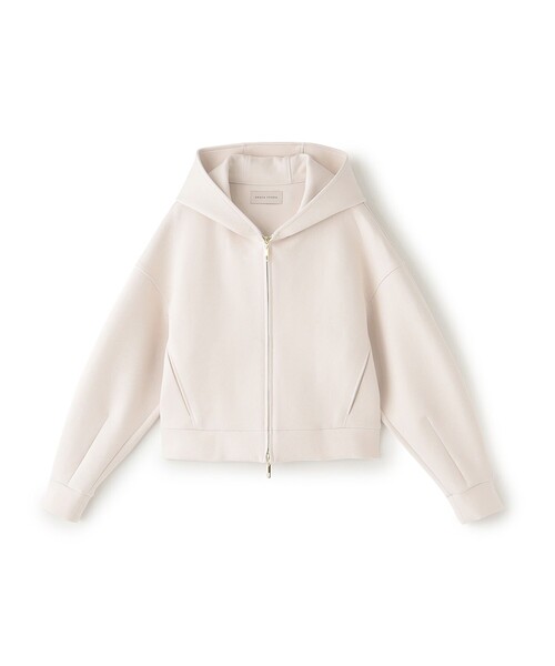 EPOCA STORIA】 コットンエアーダンボール ジップアップフーディー  