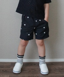 TARKER | ハート刺繍4分丈ナイロンパンツ(その他パンツ)