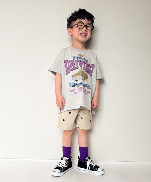 TARKER(ターカー)の「ハート刺繍4分丈ナイロンパンツ(その他パンツ・キッズ・ブラック/ベージュ・90/100/110/120/130/140/150)」の21枚目の写真