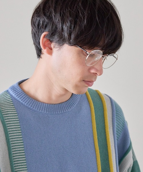 LAKOLE(ラコレ)の「ヴィンテージ柄ニットプルオーバー/287585(ニット/セーター・メンズ・ネイビー/アイボリー/ブルー・MEDIUM/LARGE)」の5枚目の写真