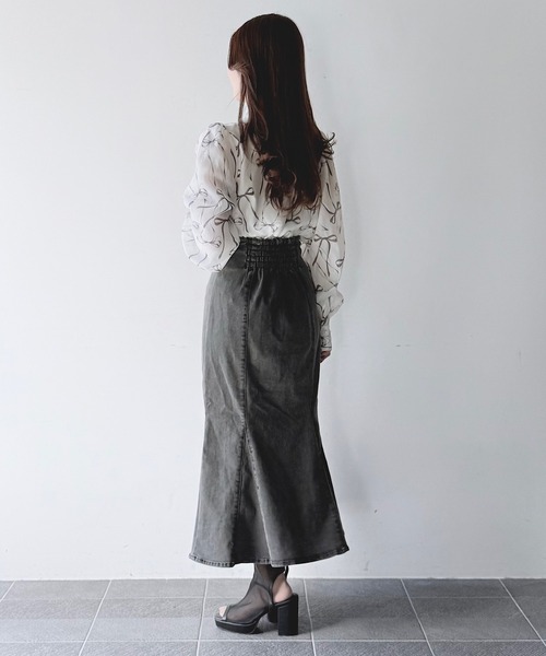 JUNYA WATANABE ブラックデニム　マーメイドスカートM JUNYA WATANABE ブラックデニム マーメイドスカートM（JUNYA